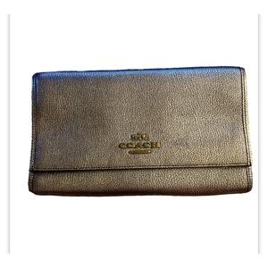 Coach Large Clutch with strap